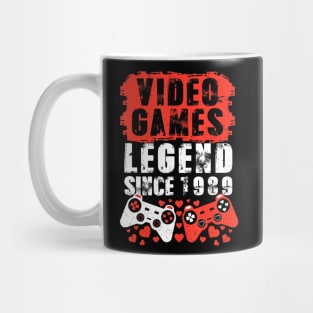 Gaming 1989 Birthday Video Games Birthday Gamer Mug